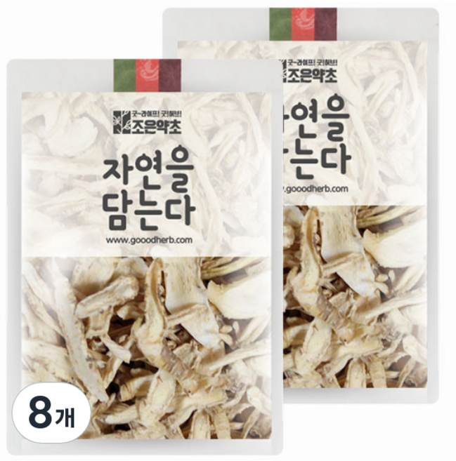 조은약초 프리미엄 잘게자른 도라지, 150g, 1개입, 8개