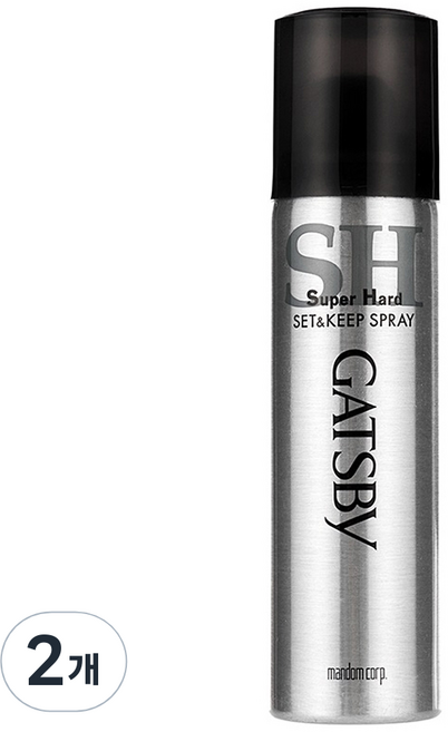 갸스비 셋&킵 스프레이 슈퍼하드 핸디, 67ml, 2개