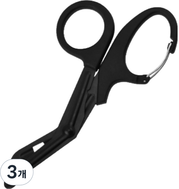 스타리움 붕대 테이프 걸이형 안전 가위, 3개