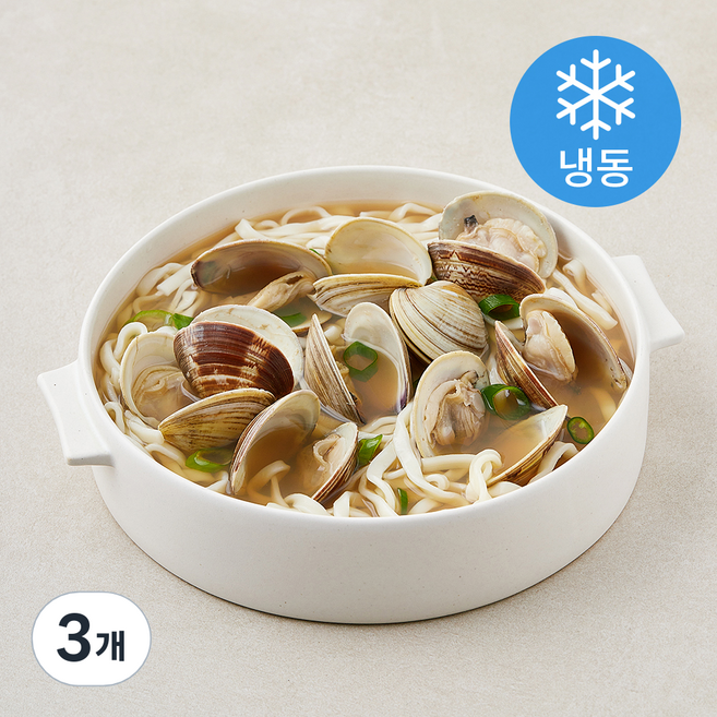 the푸짐한 백합 많이 칼국수 세트 (냉동), 3개, 1.6kg