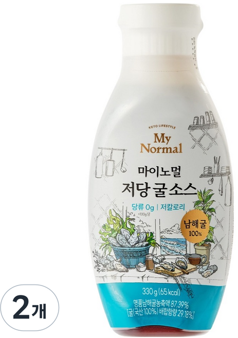 My Normal 低糖蠔油, 330g, 2個