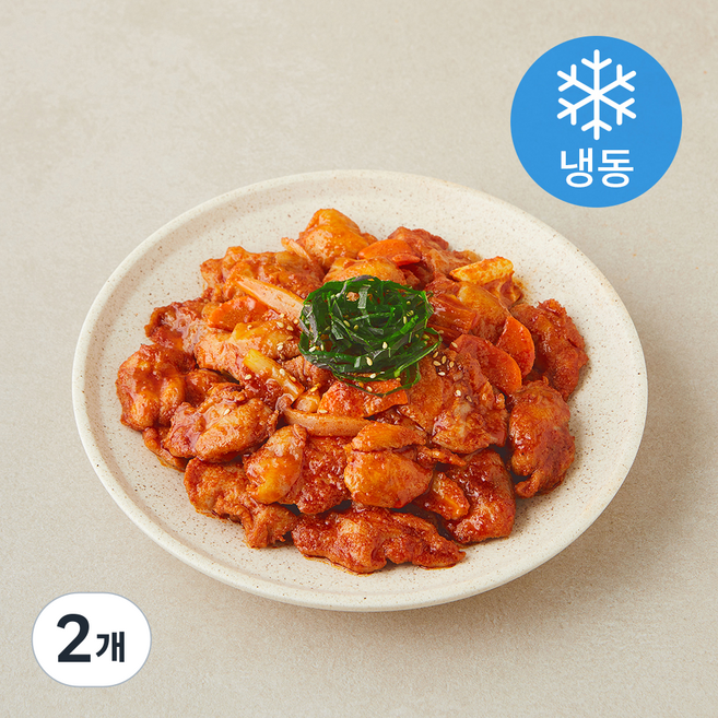 윙잇 고성 숯불향 양념 닭갈비 (냉동), 600g, 2개