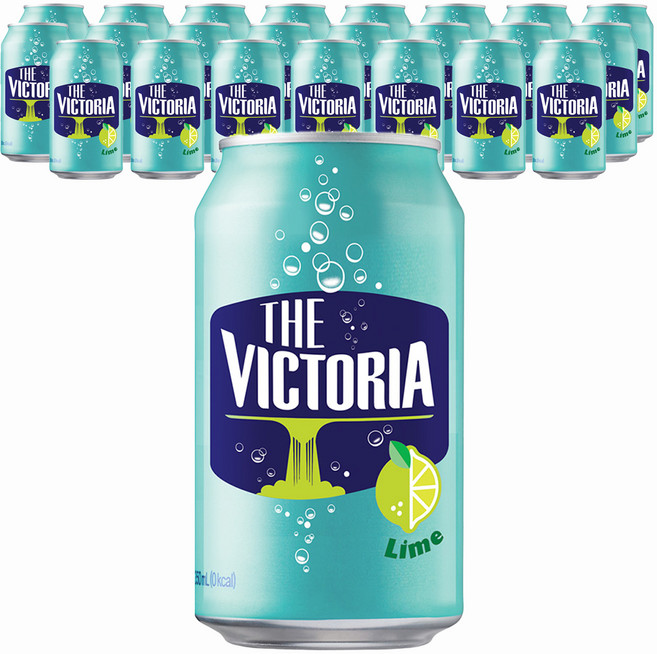웅진빅토리아 더 빅토리아 캔 라임, 24개, 350ml