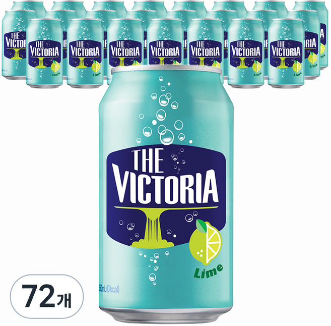 웅진빅토리아 더 빅토리아 캔 라임, 72개, 350ml
