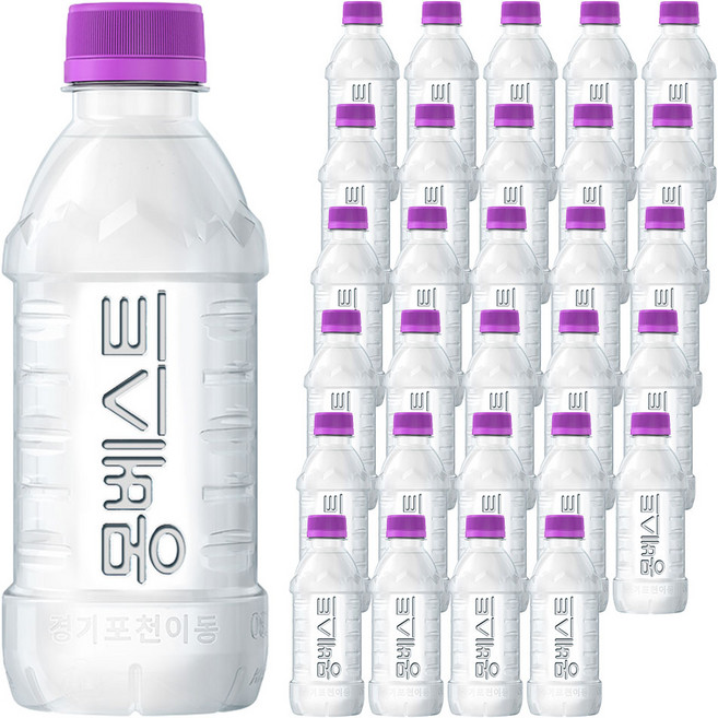 몽베스트 위드어스 무라벨 생수, 330ml, 100개