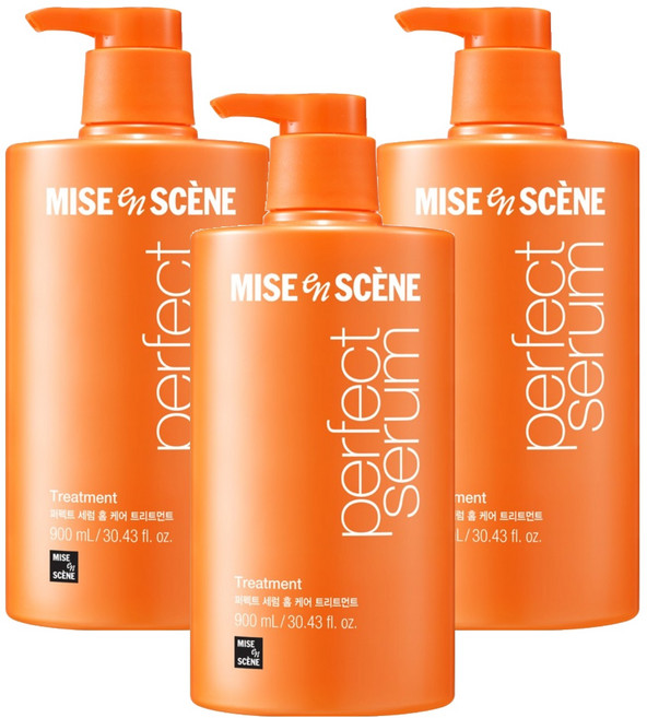 mise en scene 魅尚萱 完美精華居家護理髮膜, 900ml, 3個
