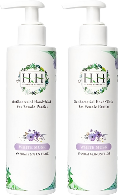 HH 草本新淨界 女性私密衣物抗菌手洗精 白麝香 蛋白質酵素瓦解血漬 乳酸益菌配方 含護手保濕因子, 200ml, 2瓶