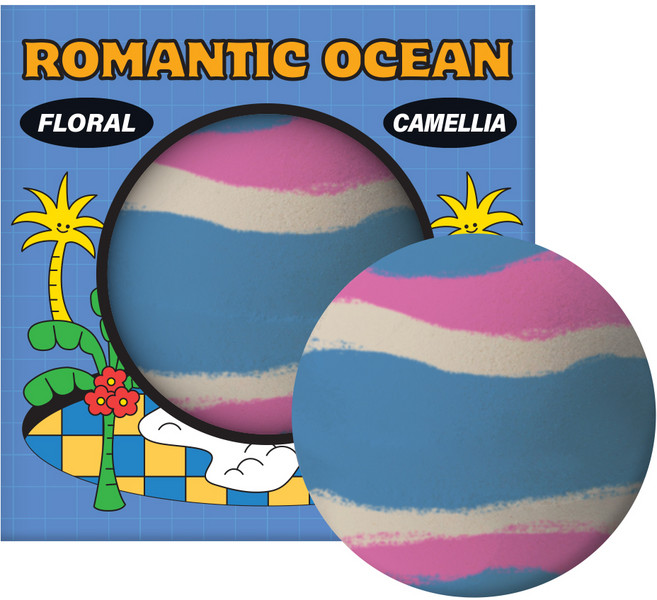 플루 구름 버블 대용량 배쓰밤 로맨틱오션, 200g, 1개