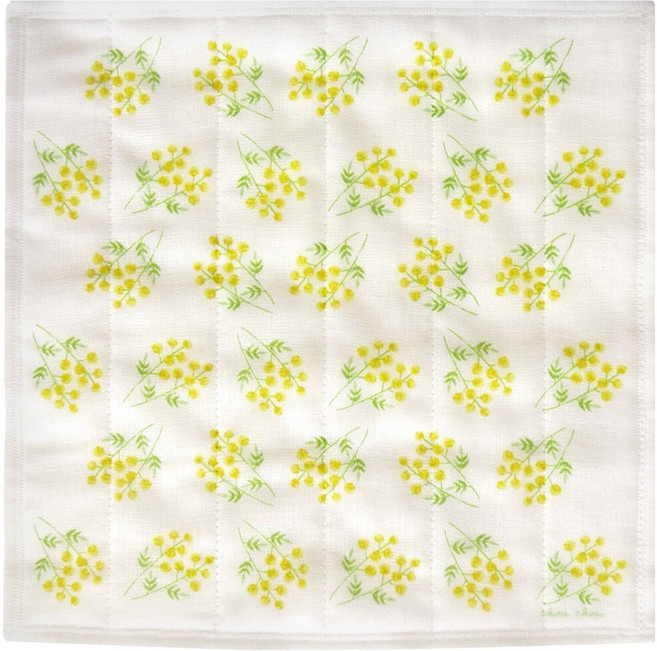 HARADA ORIMONO 原田織物 七層棉紗蚊帳家事布 抹布, 1條, 大含羞草