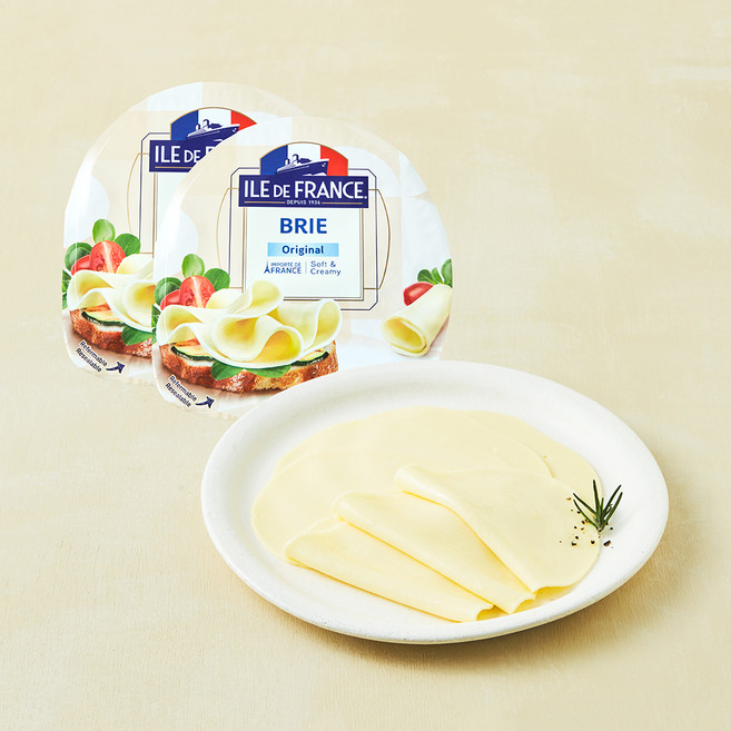 일드프랑스 브리 슬라이스 치즈, 150g, 1개입, 2개