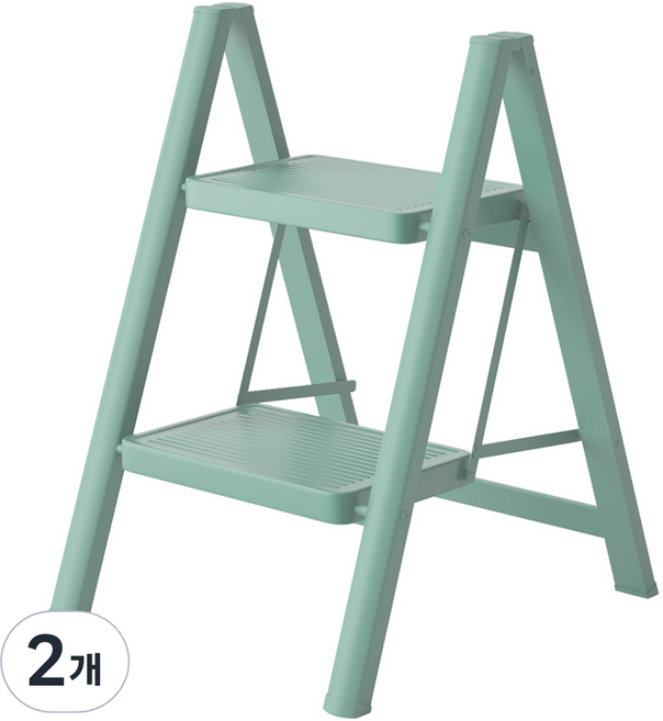 KOKIRI LIVING 家用折疊梯 A11 PLUS 星辰綠 2階 KLA 3944, 2個