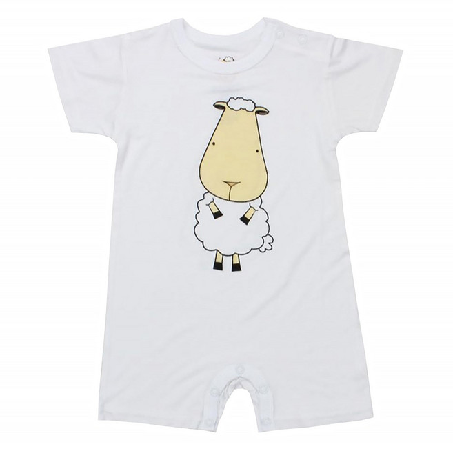 baa baa sheepz 抱抱羊 短袖褲襠包屁衣