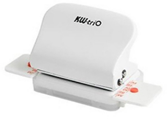 케이더블유트리오 타오바오 6공 펀치, 화이트, 1개