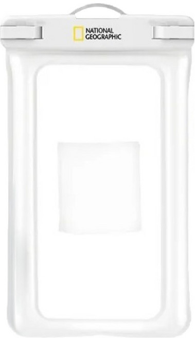 NATIONAL GEOGRAPHIC 國家地理 防水手機袋DX, 白色, 1個