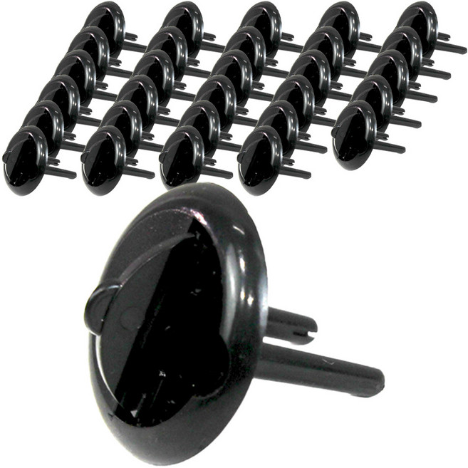 원스탑 멀티탭 콘센트 안전커버, 30개, 블랙