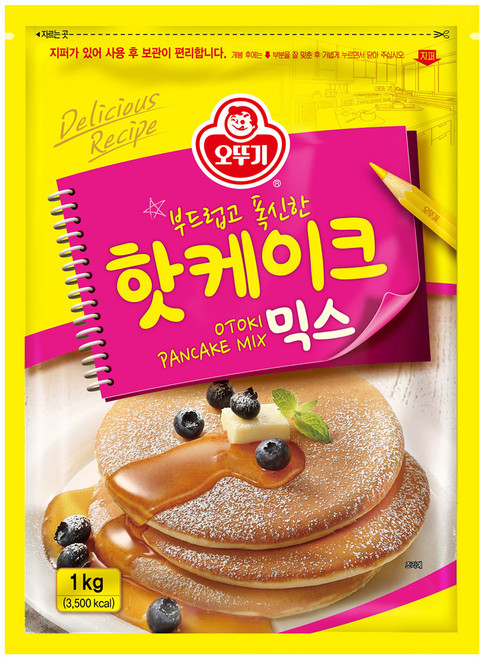 오뚜기 핫케이크 믹스, 1kg, 1개