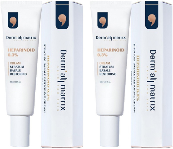 더멀매트릭스 스트라텀 베이슬 리스토어링 크림, 2개, 50ml