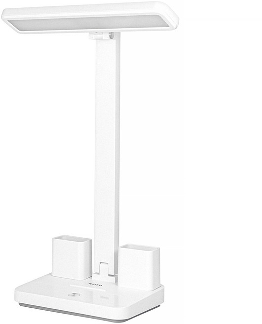 Kinyo 多功能雙筆筒折疊檯燈, 白色