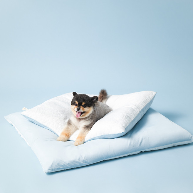 동원아르르 반려동물 모달 꿀잠이불, 크리미블루, 1개