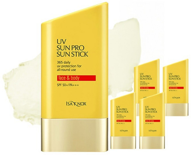 이자녹스 UV 선프로 클리어 점보 선스틱 SPF50+ PA++++, 30ml, 5개