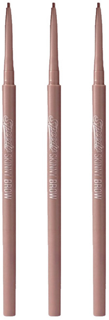 peripera 雙頭旋轉極細眉筆 0.05g, 10 牡丹煙灰, 3支