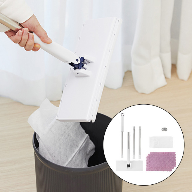 코멧 홈 원터치 대형 밀대걸레 풀세트, 1세트