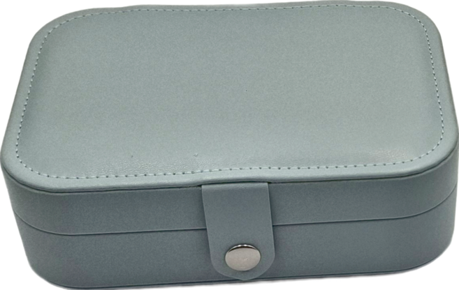 PORA BELLA 小長方形扣式皮革首飾盒