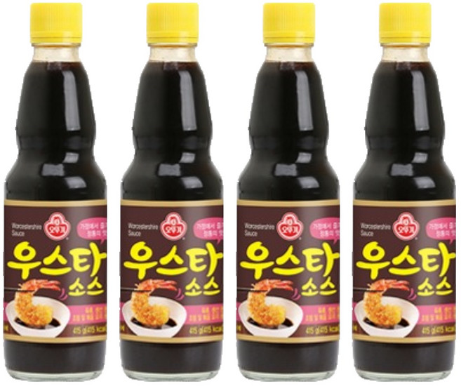 오뚜기 우스타 소스, 415g, 4개