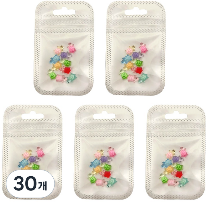 BARNA 幸運烏龜飾品 10入, 30個, 隨機出貨