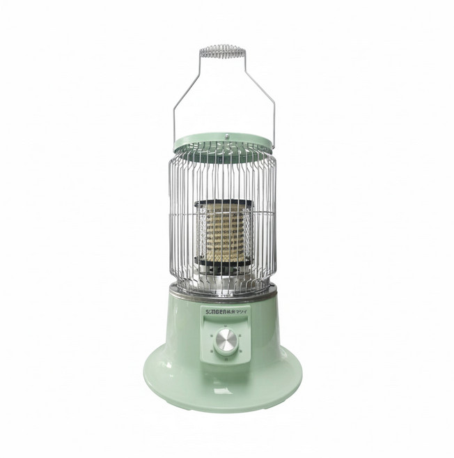 SOnGEn 松井 懷舊日式仿煤油電暖器 325 x 325 x 460mm 2.6kg, SG-019KP, 1個, 綠色