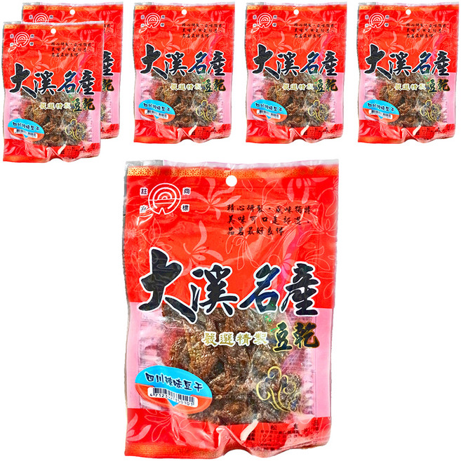 長松食品 四川辣味豆乾, 100g, 6包