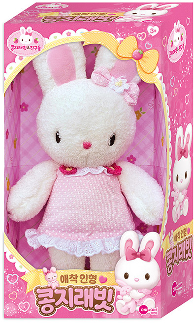 콩지래빗 애착인형, 혼합색상, 1개