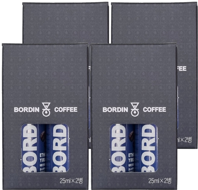 보르딘 콜드브루 더치커피 원액 에티오피아 예가체프, 단품, 4개