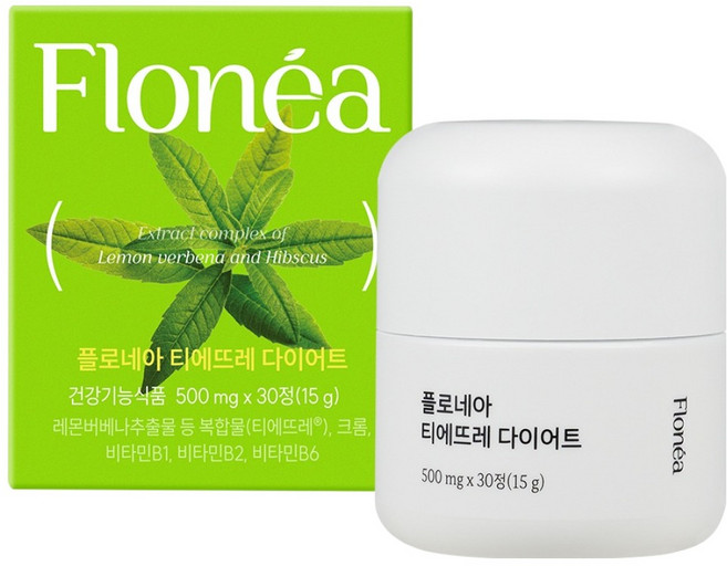 닥터블릿 플로네아 티에뜨레 다이어트 보조제 레몬버베나 추출물 15g, 1개, 30정