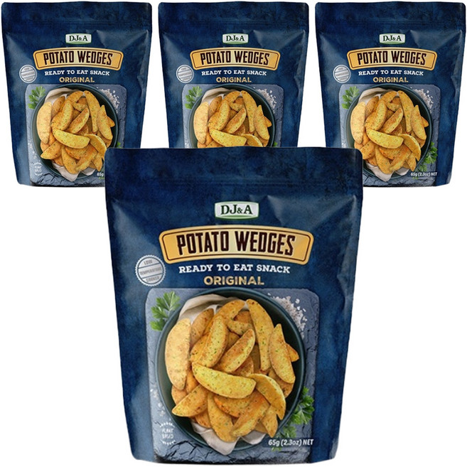 디제이앤에이 포테이토 웨지 오리지널, 65g, 4개