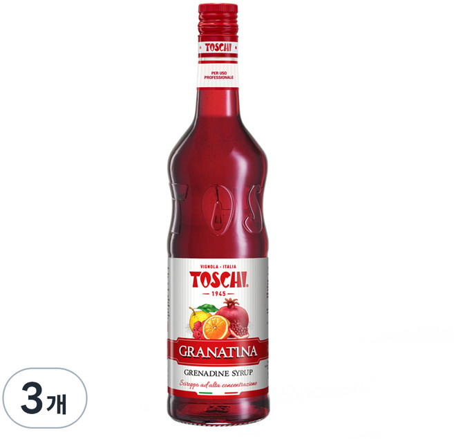 토스키 그레나딘 시럽, 3개, 1L
