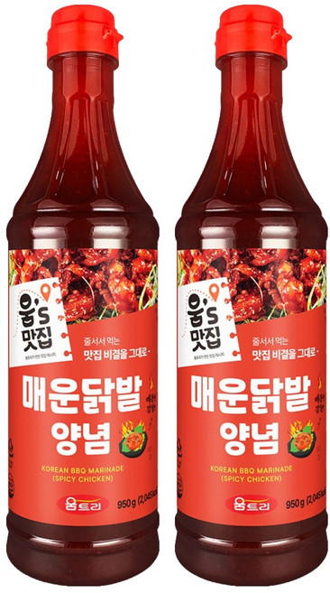 움트리 움쉐프의 매운닭발 양념, 950g, 2개