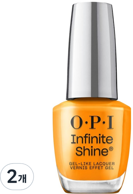 OPI INFINITE SHINE 如膠似漆系列指甲油 ISL 181 Vogue Into the Sunset C, 橘色, 15ml, 2個