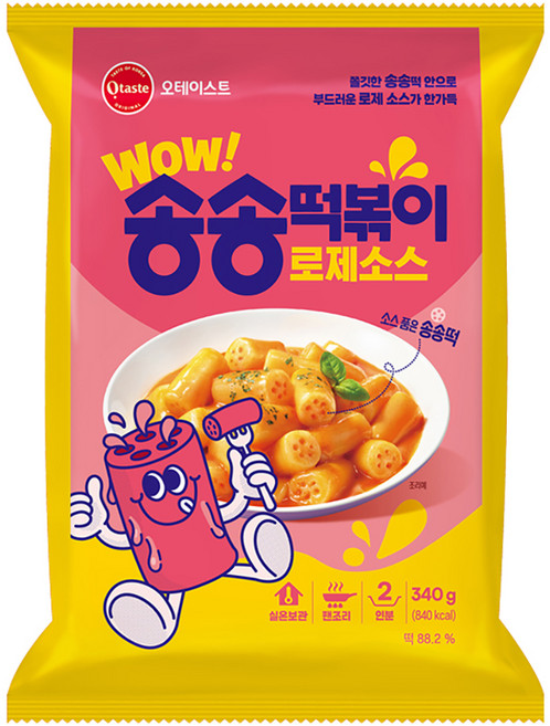 오테이스트 송송떡볶이 로제소스, 340g, 1개