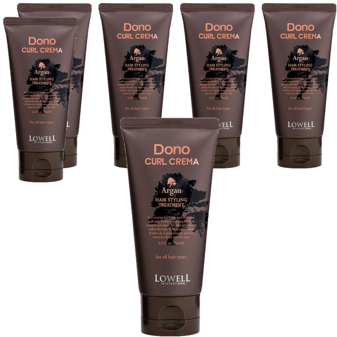 로웰도노 미니 헤어 컬 크레마, 70ml, 6개