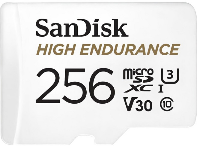 SanDisk 晟碟 公司貨 高耐寫度 microSD記憶卡, 256GB, 1個
