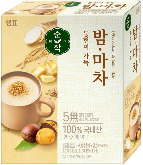 순작 통현미 가득 밤마차, 20g, 10개