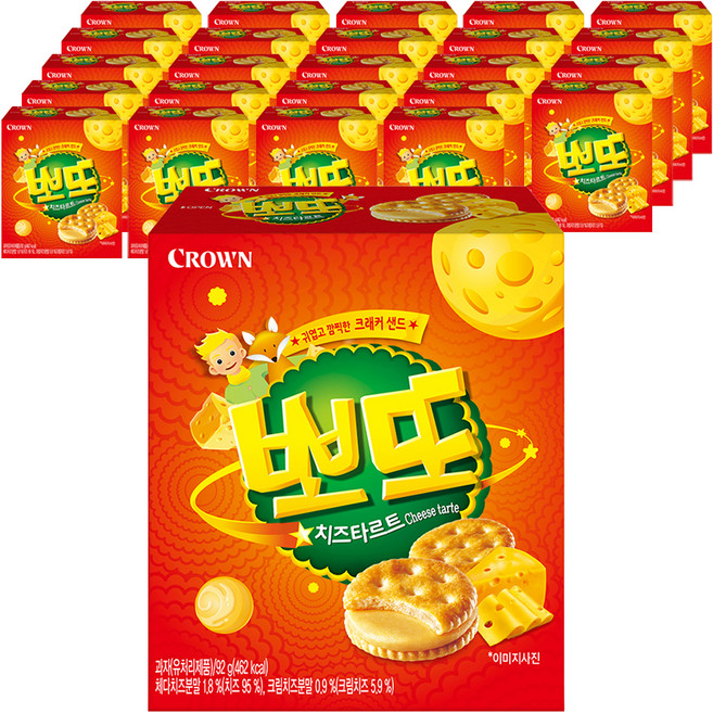 CROWN 皇冠 Potto起司塔, 92g, 25個
