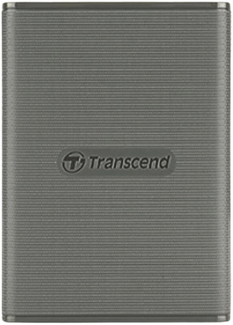 Transcend 創見 USB3.2/Type C 雙介面外接SSD行動固態硬碟 ESD360C, 2TB, 古典灰