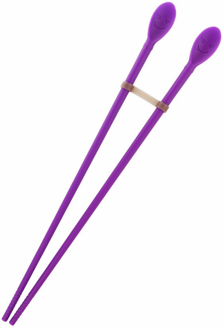 인콕 실리콘 튀김젓가락, 퍼플, 1개