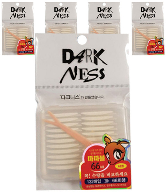 시크릿 매직 양면 쌍꺼풀 테이프 따따블 표준형 66p, 혼합 색상, 5개