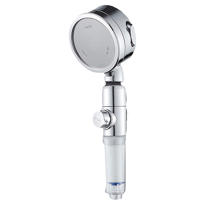 頂規三段可調控蓮蓬頭, 1個, 銀色