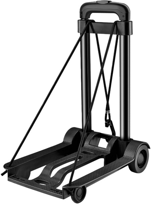 超強耐重折疊手拉推車 1024g, 1個, 黑色