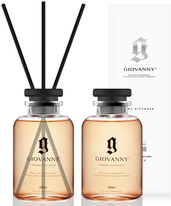 지오바니 러브 디퓨저 세트, 프리지아, 250ml, 2개, 프리지아