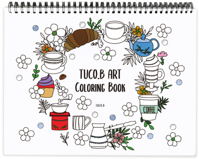아트 컬러링북: 디저트 스프링 민트, 투코비